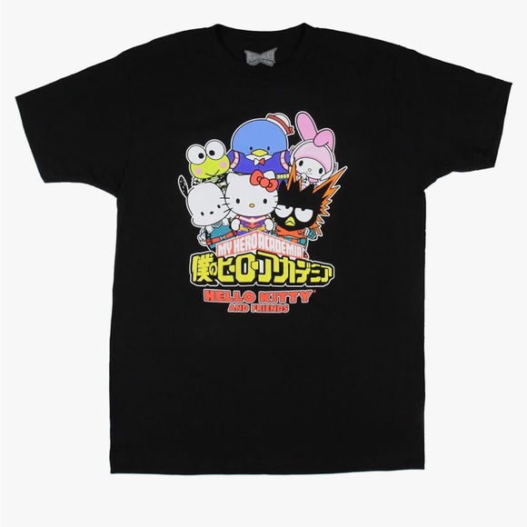 🆓FREE when Bundled My Hero Academia x Hello Kitty & Friends Mashup T-Shirt-Small - Picture 2 of 10